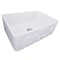 Nantucket Sinks 30-Inch Farmhouse Fireclay Sink with Filigree Apron FCFS3020S-Filigree - alternate 1